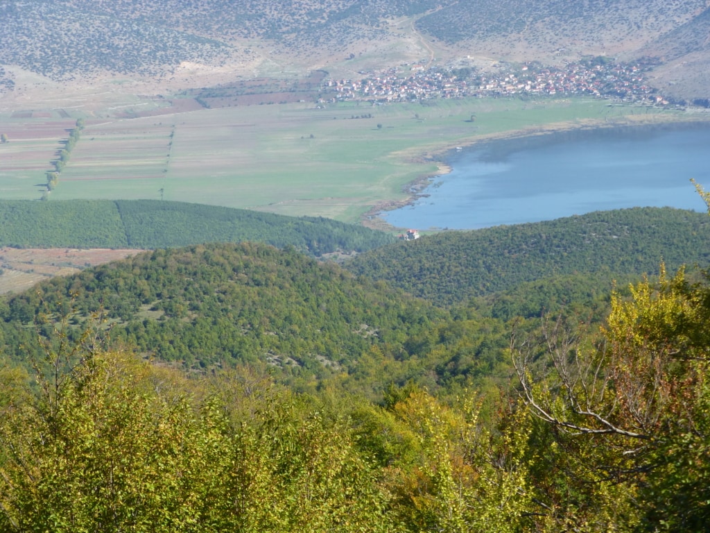 View of Prespa lake - Protected area guides for Albania/Nature Experience Albania