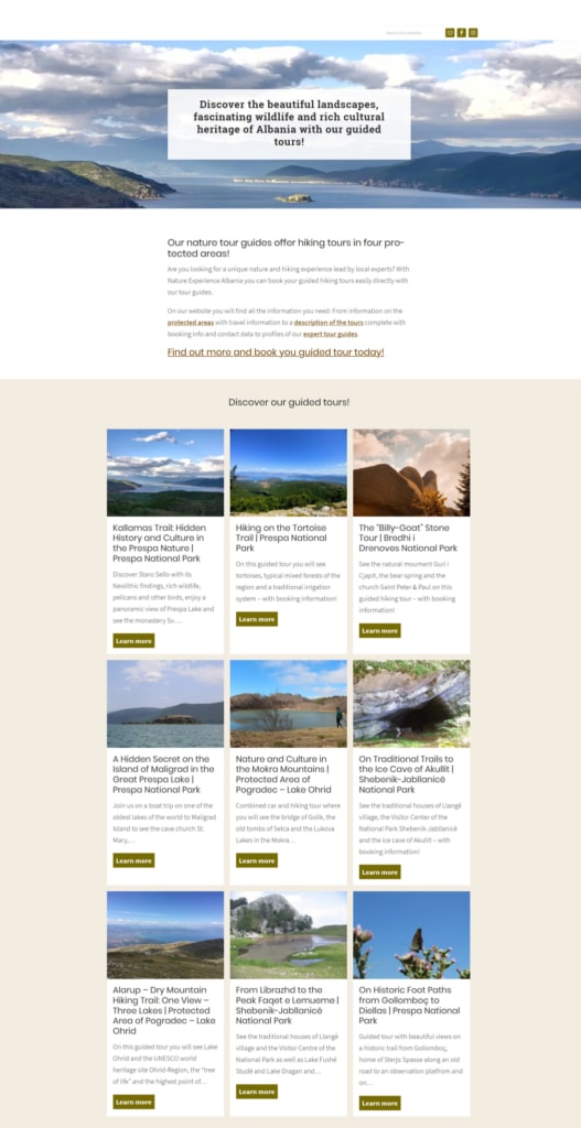 Screenshot Nature Experience Albania